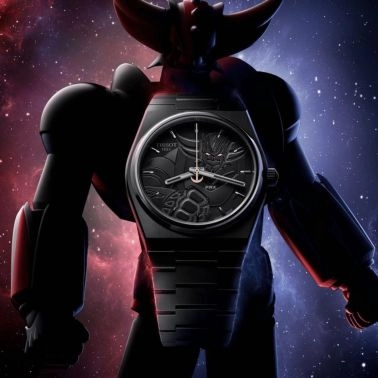 Tissot PRX "UFO Robot Grendizer 50th Anniversary" Powermatic 80 automatic black dial Black PVD steel bracelet 40 mm