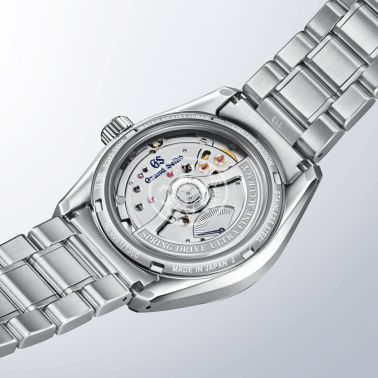 Montre Grand Seiko Evolution 9 Spring Drive U.F.A Ice Forest “Violet Dawn” cadran violet bracelet acier 37 mm
