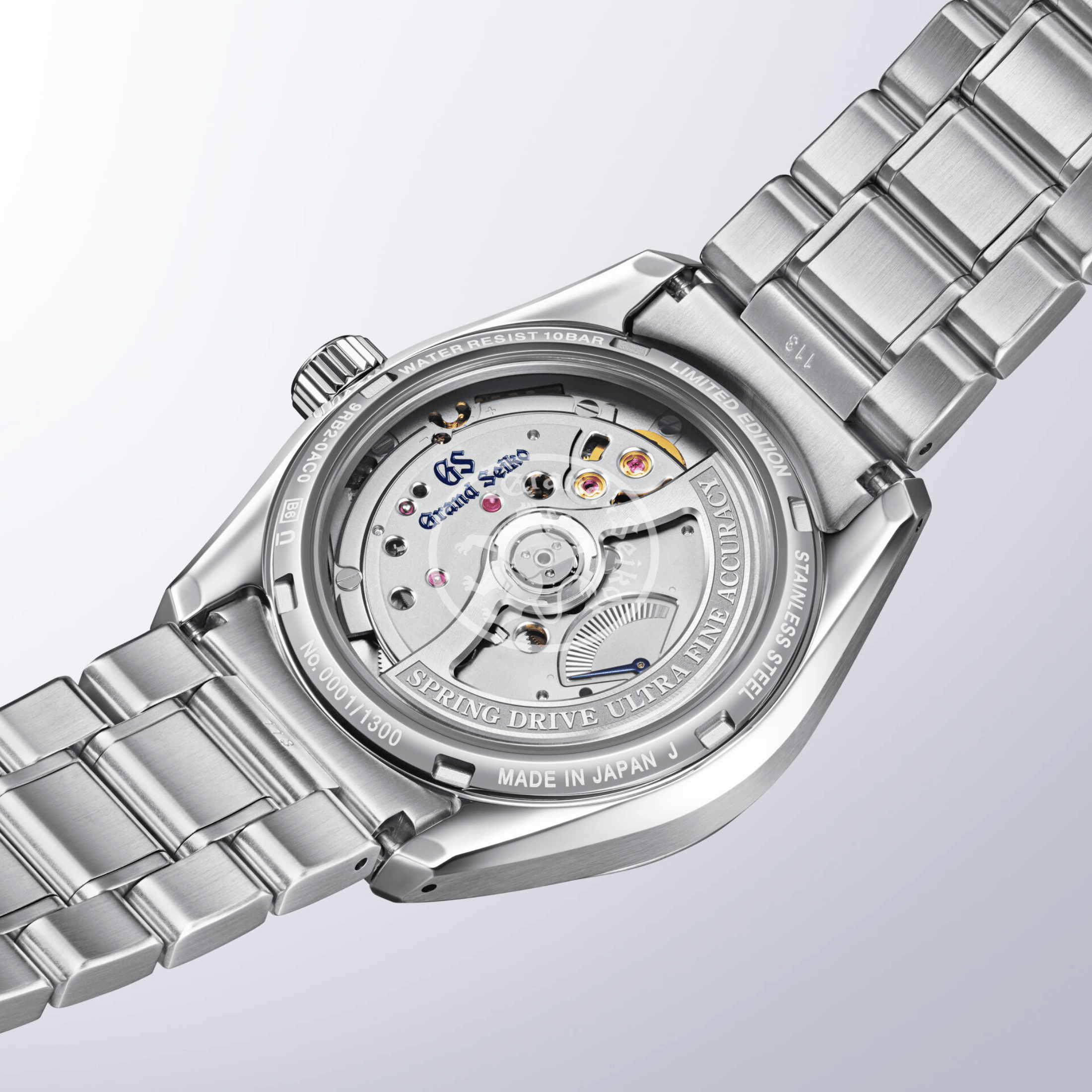 Montre Grand Seiko Evolution 9 Spring Drive U.F.A Ice Forest “Violet Dawn” cadran violet bracelet acier 37 mm