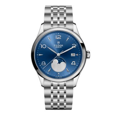 Tudor 1926 Luna automatic blue dial steel bracelet 39 mm