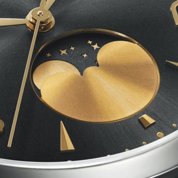 Montre Tudor 1926 Luna automatique cadran noir bracelet acier 39 mm