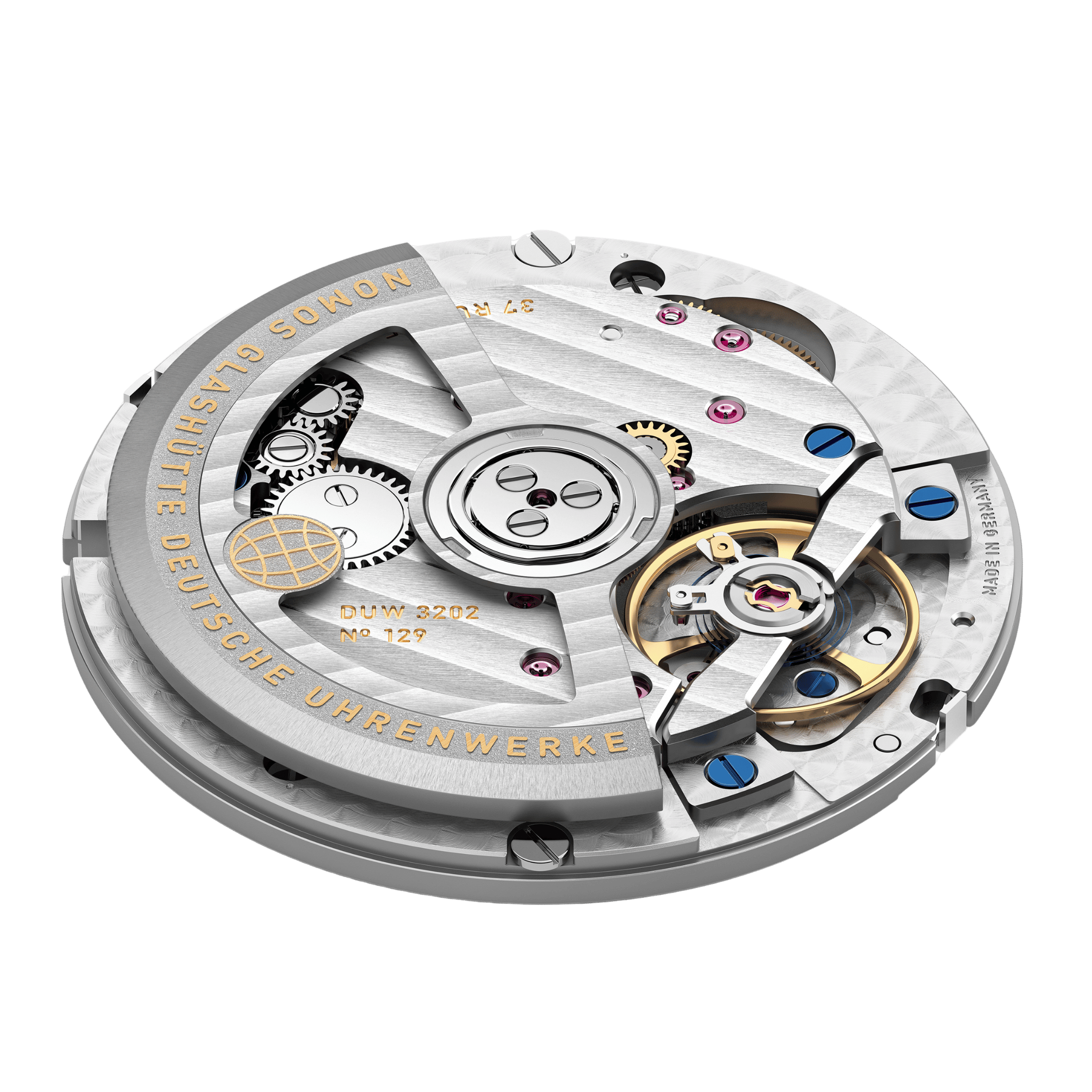 Montre Nomos Club Sport Neomatik Worldtimer "Night Navigation" Trace automatique cadran noir bracelet acier 40 mm