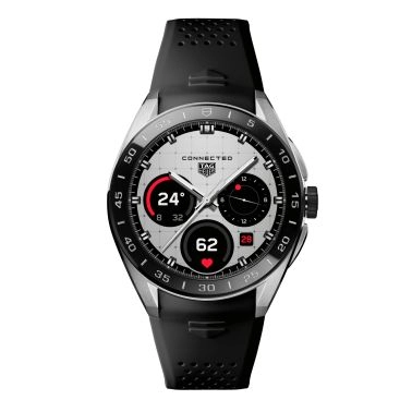 TAG Heuer Connected Calibre E5 – 45 mm – Steel – Black rubber strap