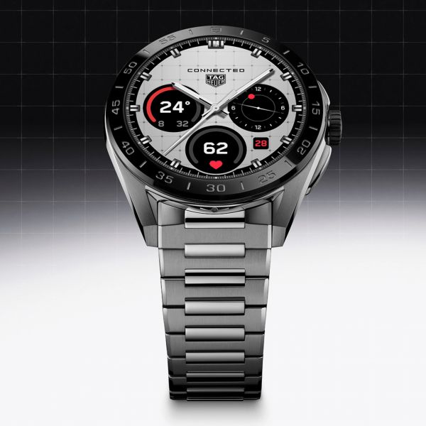 TAG Heuer Connected Calibre E5 – 45 mm – Steel – Steel bracelet