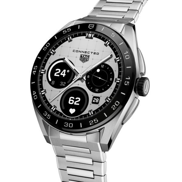 TAG Heuer Connected Calibre E5 – 45 mm – Steel – Steel bracelet