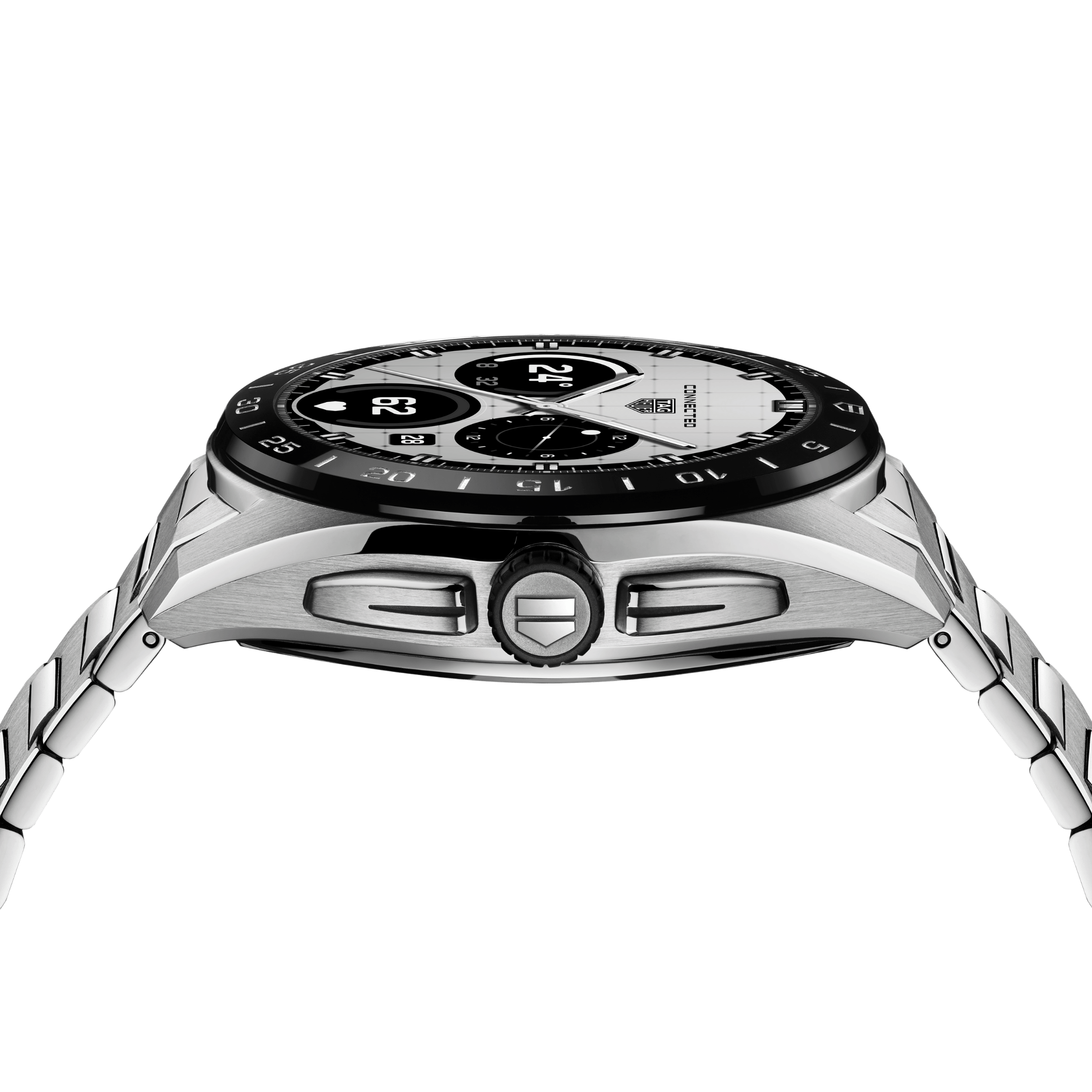 TAG Heuer Connected Calibre E5 – 45 mm – Steel – Steel bracelet