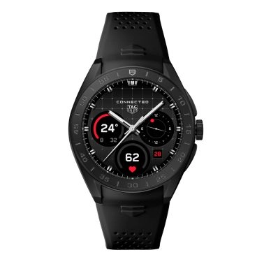 Montre TAG Heuer Connected Calibre E5 – 45 mm – Titane DLC – Bracelet Caoutchouc Noir