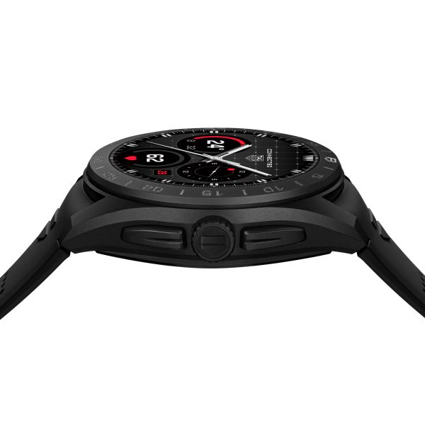 Montre TAG Heuer Connected Calibre E5 – 45 mm – Titane DLC – Bracelet Caoutchouc Noir