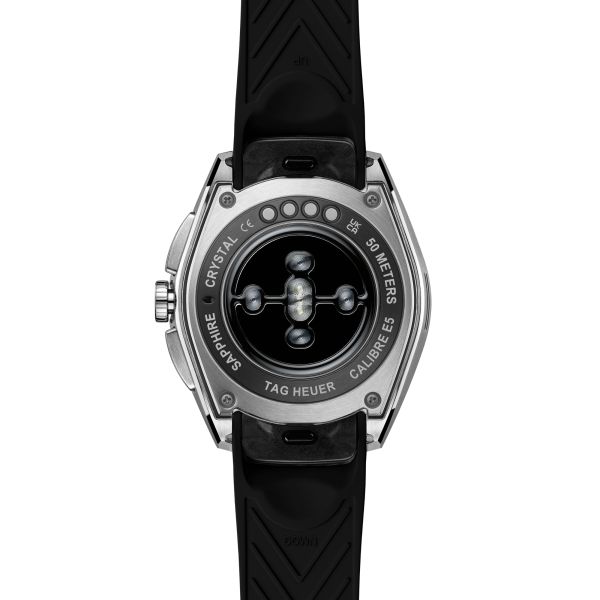 TAG Heuer Connected Calibre E5 – 40 mm – Steel – Black rubber strap