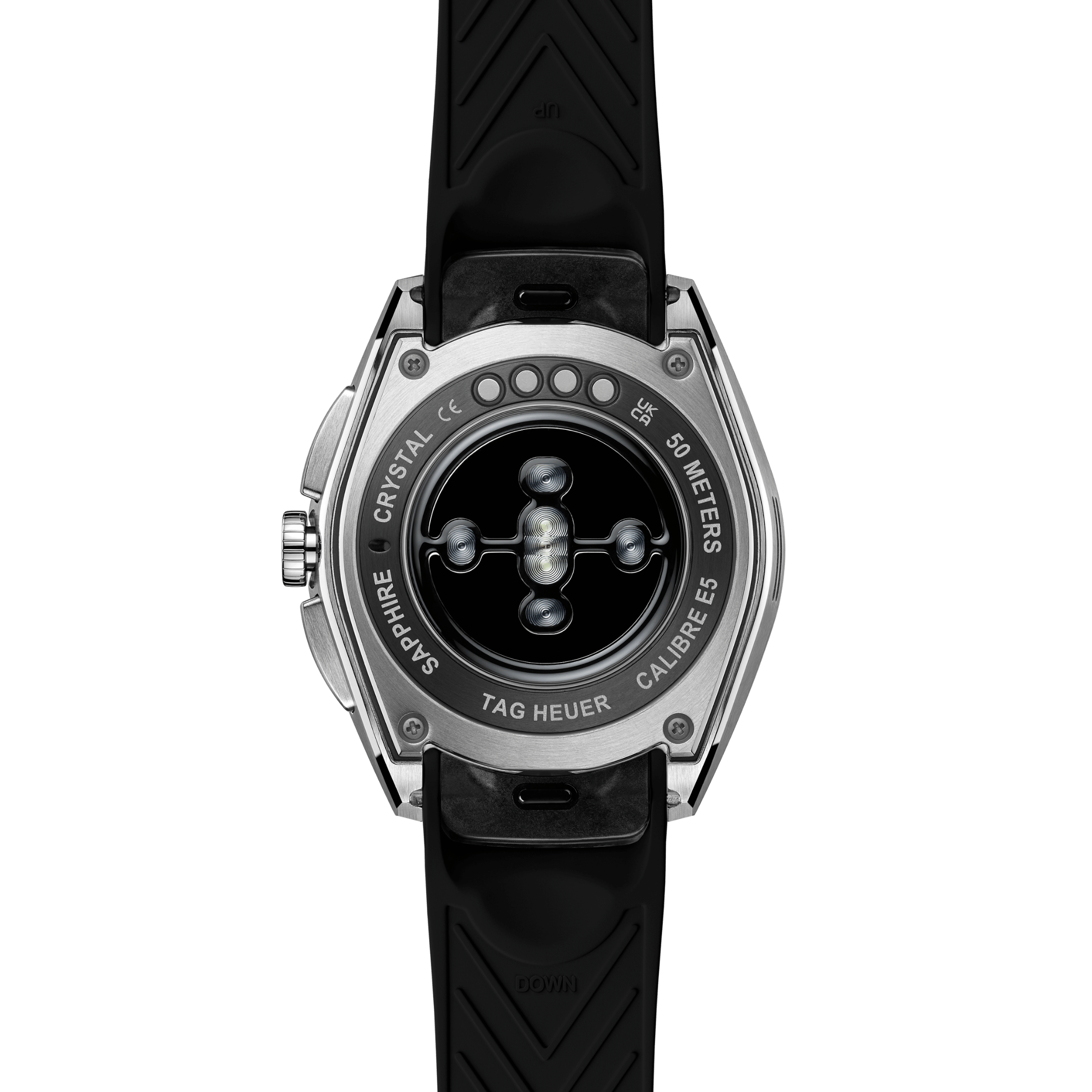 Montre TAG Heuer Connected Calibre E5 – 40 mm – Acier – Bracelet Caoutchouc Noir