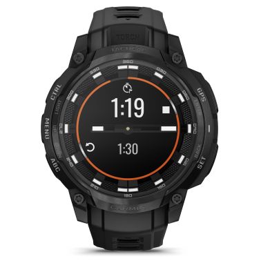 Montre Garmin Instinct Crossover AMOLED Tactical Edition bracelet noir 47 mm