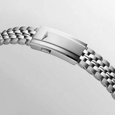 Longines Ultra-Chron Classic automatic silver dial steel bracelet 37 mm