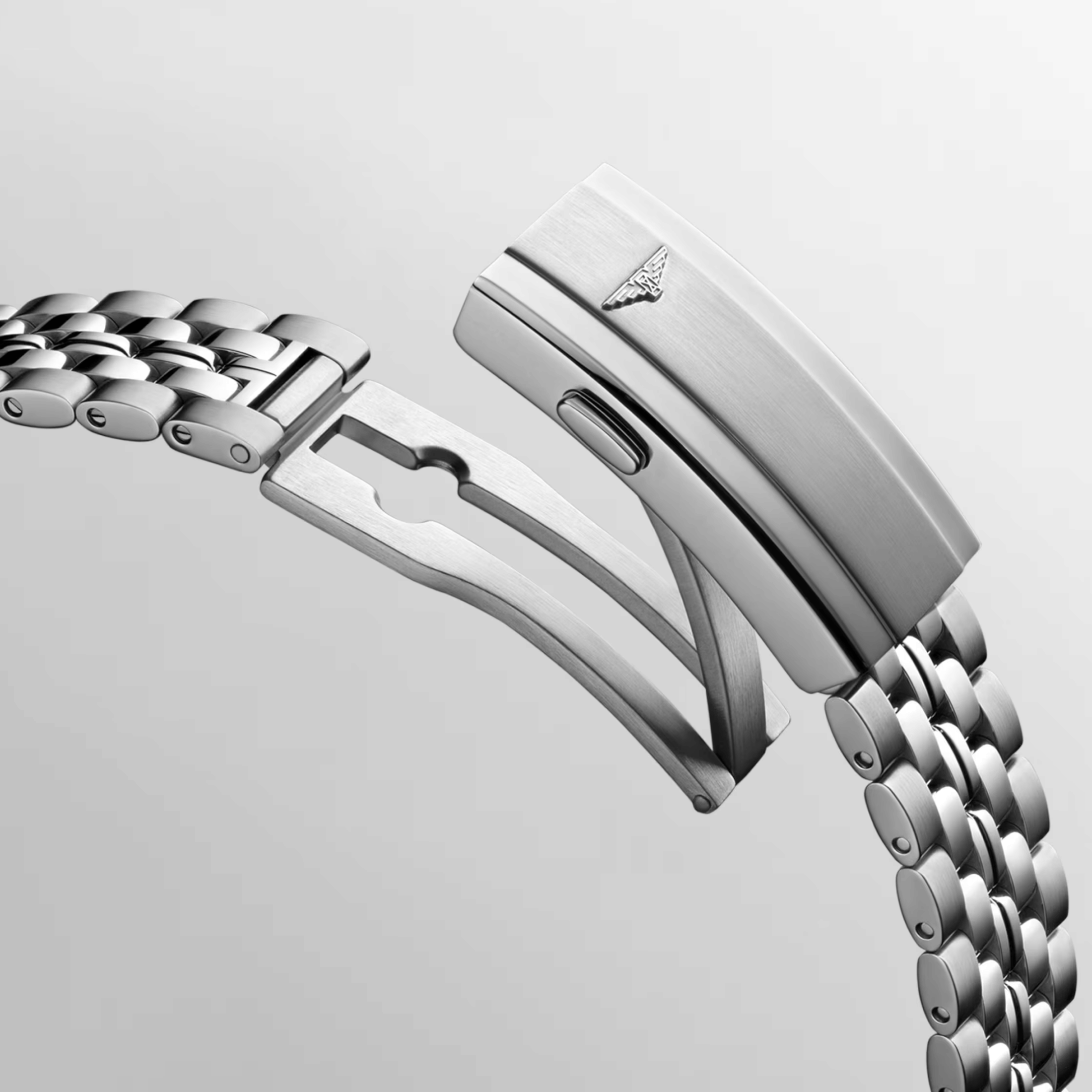 Longines Ultra-Chron Classic automatic silver dial steel bracelet 37 mm