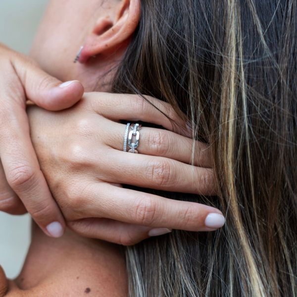 Bague So Shocking Origine or blanc et diamants