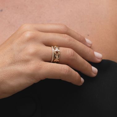 Bague So Shocking Origine or jaune et diamants