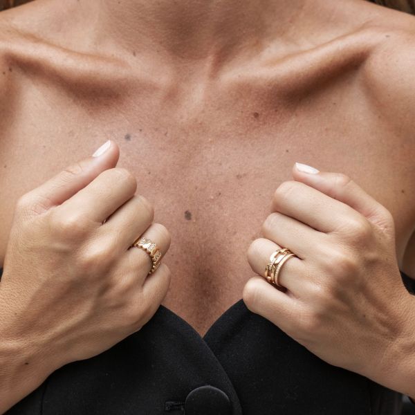 Bague So Shocking Origine or jaune et diamants