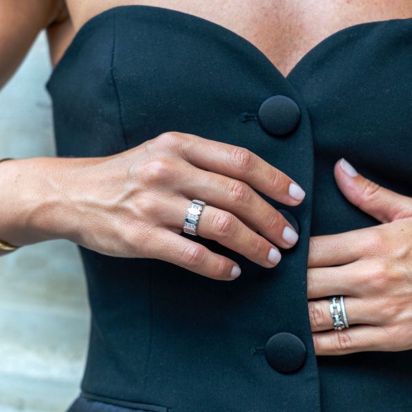 Bague So Shocking Origine or blanc et diamants