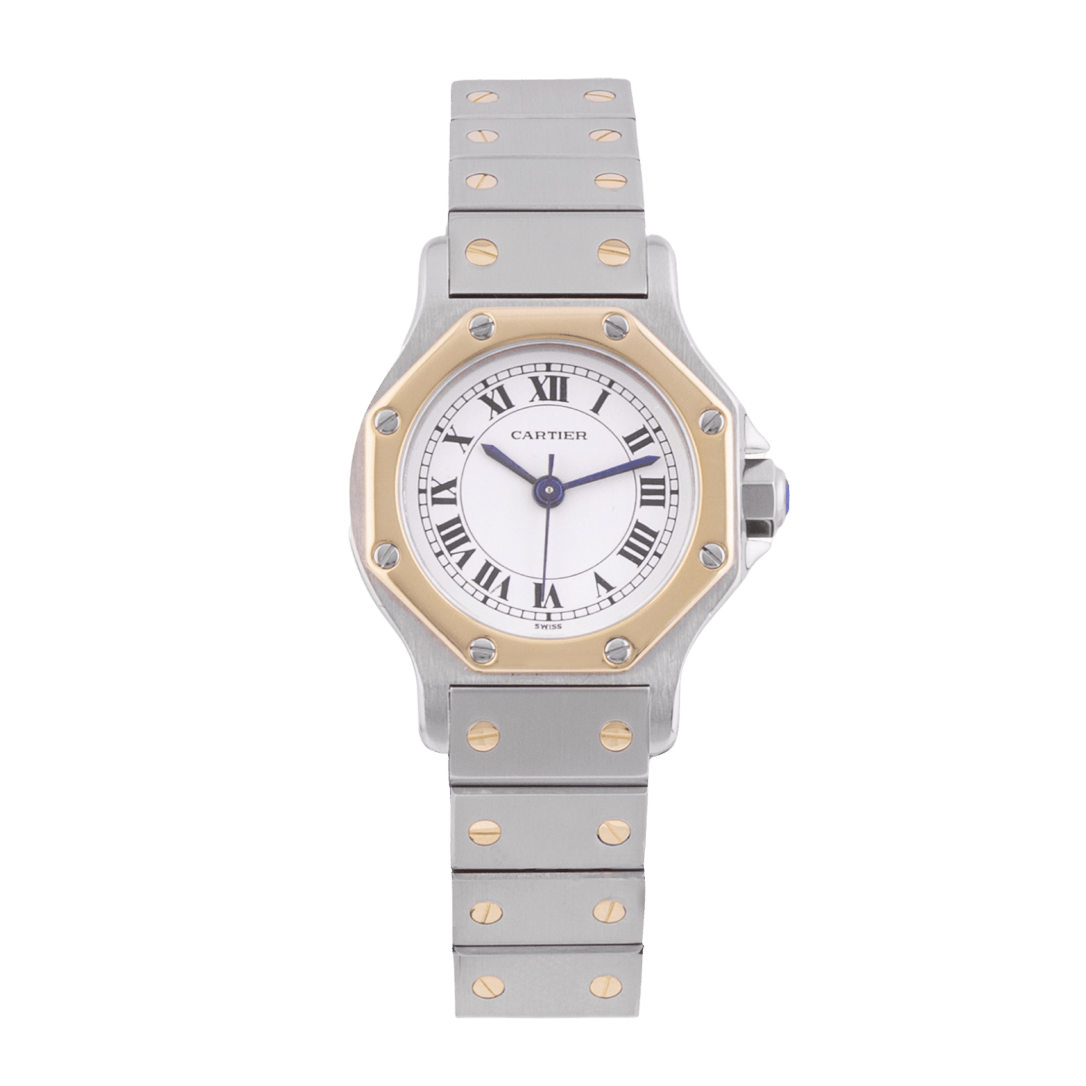 Cartier Santos Mini-Octagon Steel & Gold automatic 25 mm 