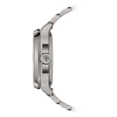 Montre Mido Multifort TV Big Date Titane automatique cadran gris bracelet titane 40 mm