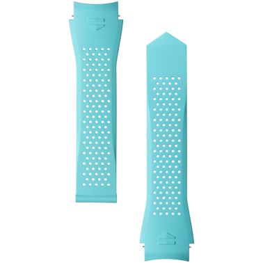 Bracelet de montre TAG Heuer Connected Calibre E5 - 45 mm - caoutchouc perforé - Couleur au choix