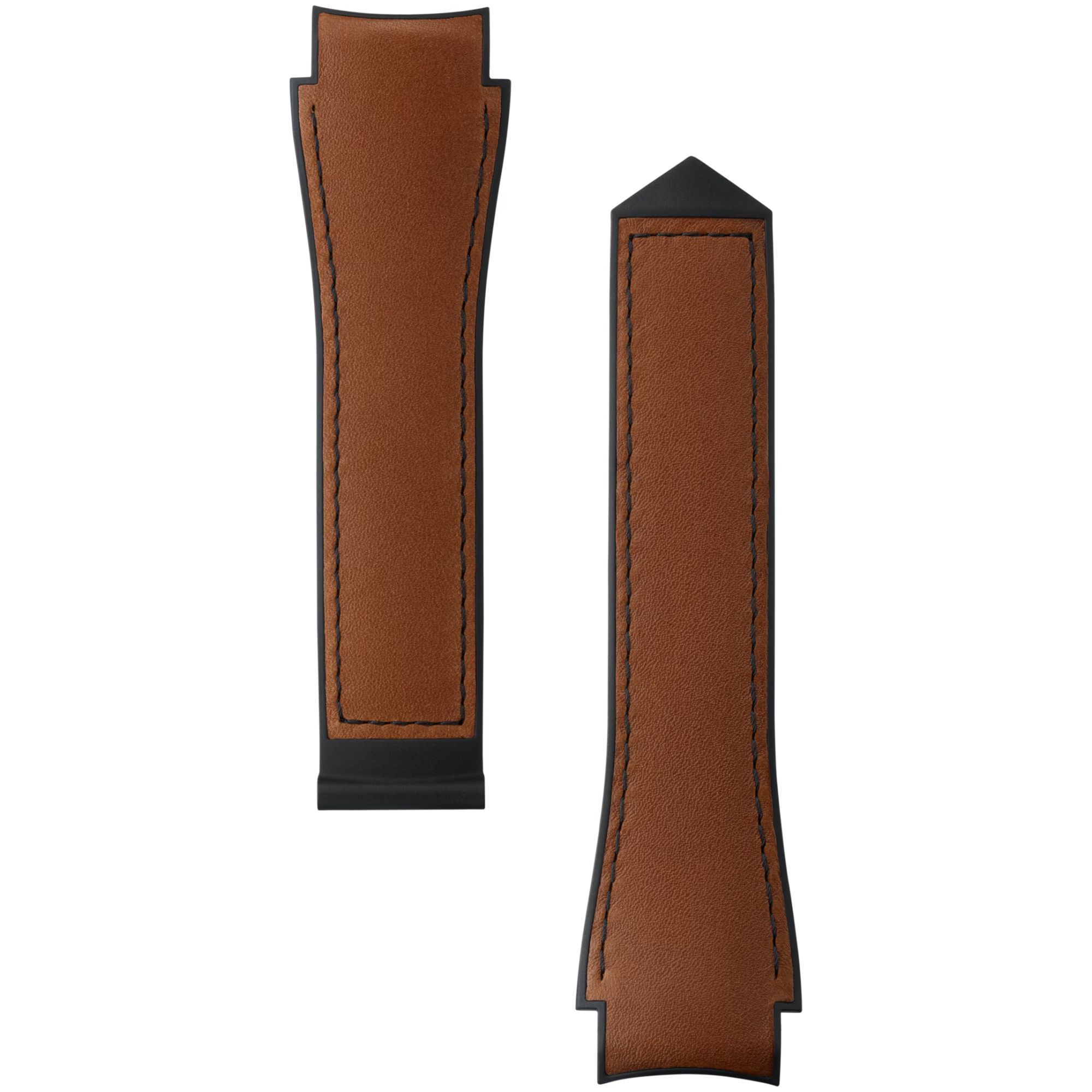 Boucle De Bracelet Cuir Marron 16 Mm Neuve Pour Tag Heuer - Sans étiquette - Fabriqué En Suisse