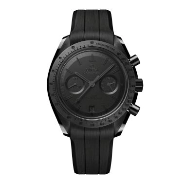 Montre Omega Speedmaster Dark Side Of The Moon "Black-Black" automatique cadran noir bracelet caoutchouc 44,25 mm