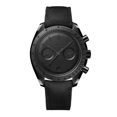 Montre Omega Speedmaster Dark Side Of The Moon "Black-Black" automatique cadran noir bracelet nylon 44,25 mm