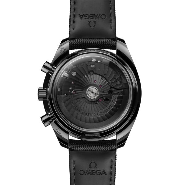 Montre Omega Speedmaster Dark Side Of The Moon "Black-Black" automatique cadran noir bracelet nylon 44,25 mm