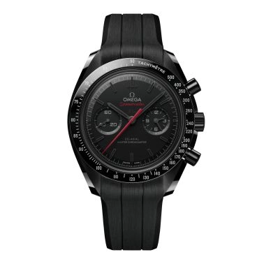 Montre Omega Speedmaster Dark Side Of The Moon "Dark-Red" mécanique cadran noir bracelet caoutchouc 44,25 mm