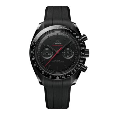Omega Speedmaster Dark Side Of The Moon "Dark-Red" Manual‑winding black dial rubber strap 44,25 mm
