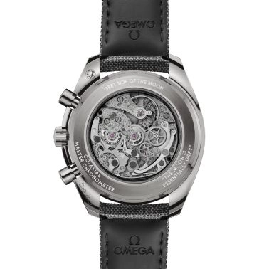 Montre Omega Speedmaster Moonwatch Grey Side Of the Moon mécanique cadran gris bracelet nylon 44,25 mm