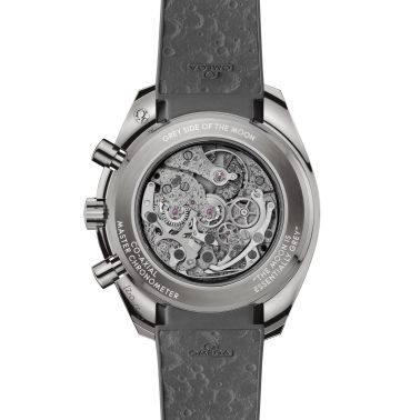 Montre Omega Speedmaster Moonwatch Grey Side Of the Moon mécanique cadran gris bracelet caoutchouc 44,25 mm