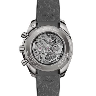 Montre Omega Speedmaster Moonwatch Grey Side Of the Moon mécanique cadran gris bracelet caoutchouc 44,25 mm