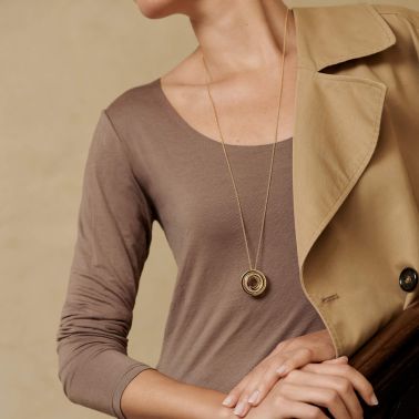 Collier Lepage Alba grand modèle en or jaune