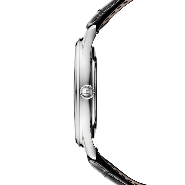 Jaeger-LeCoultre Master Ultra Thin Date automatic silver dial alligator leather strap 39 mm