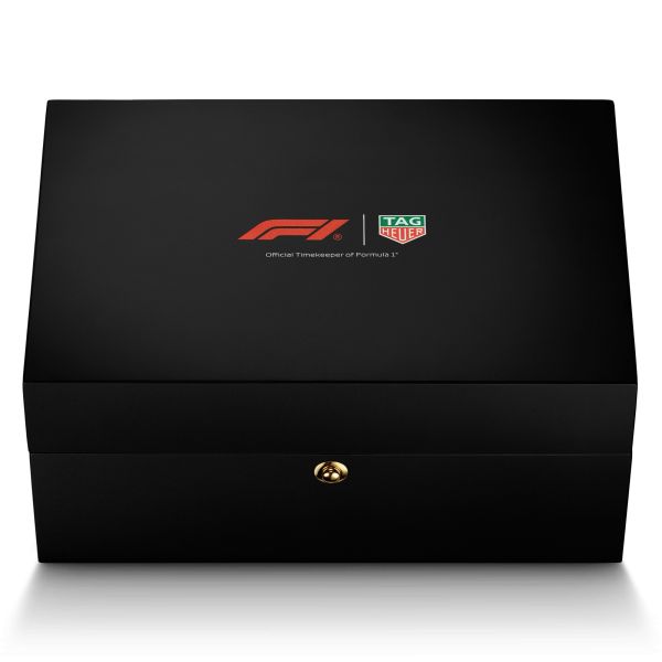 Montre TAG Heuer Carrera Chronographe Tourbillon Extreme Sport "F1® 75th Anniversary" automatique cadran squelette bracelet caou