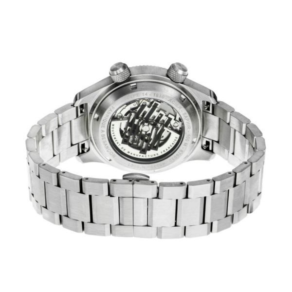 Montre LIP Type 14 Automatique Manufacture R26 cadran noir bracelet acier 41 mm