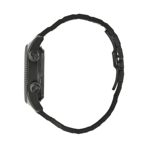 Montre LIP Type 14 Automatique Manufacture R26 PVD Noir cadran noir bracelet acier 41 mm