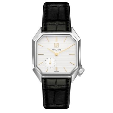 copy ofMarch LA.B Mansart Grall Petite Seconde automatic watch with green dial and 35 mm steel bracelet