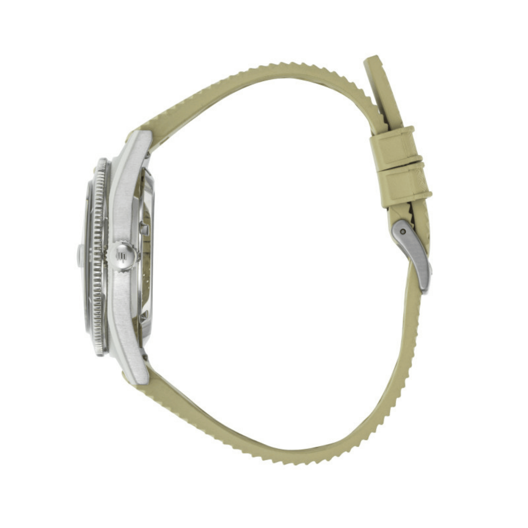 LIP Nautic 666 Automatic Manufacture R26 black dial beige tropic strap 39 mm