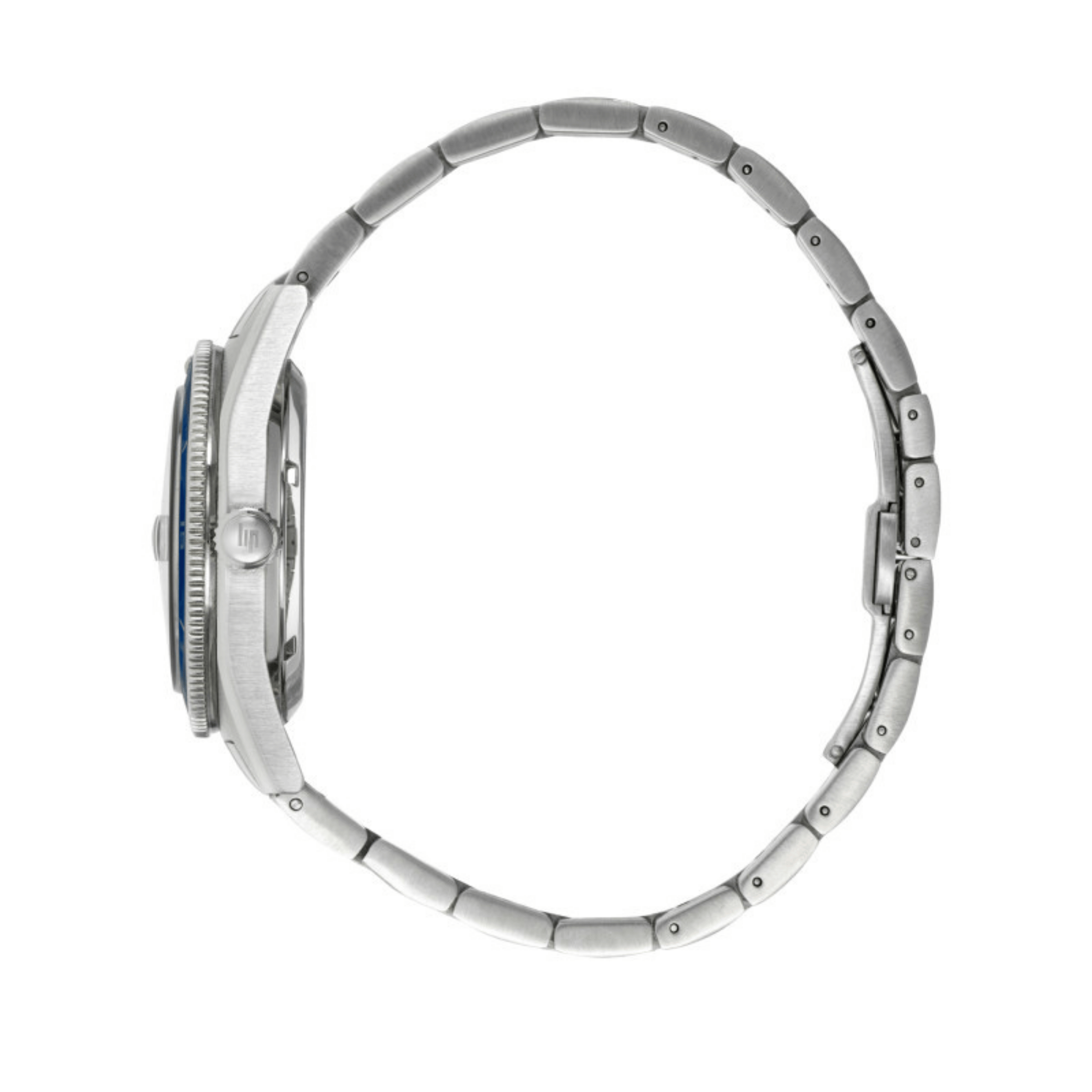 LIP Nautic 666 Automatic Manufacture R26 blue dial steel bracelet 39 mm