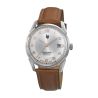 Montre LIP Annapurna Automatique Manufacture R26 cadran blanc argenté bracelet cuir 39 mm