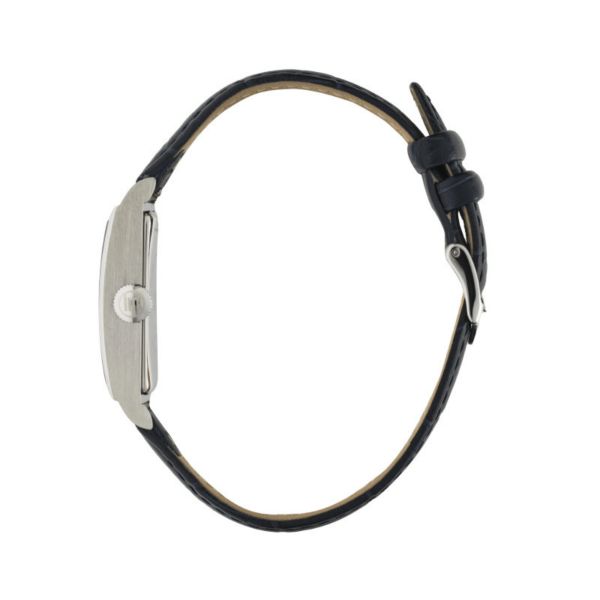 Montre Lip Churchill T24 Petite Seconde quartz cadran ivoire bracelet cuir noir 41,5 x 23,5 mm