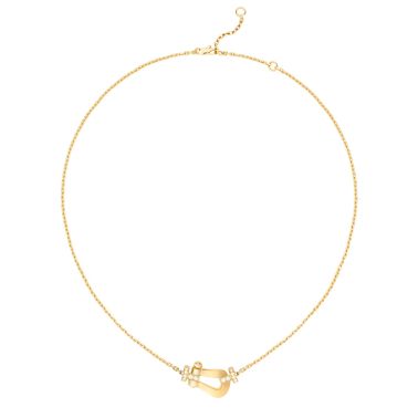 Collier Fred Chance Infinie grand modèle en or jaune et diamants