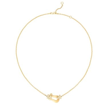 Collier Fred Chance Infinie grand modèle en or jaune et diamants
