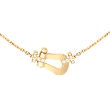 Collier Fred Chance Infinie grand modèle en or jaune et diamants