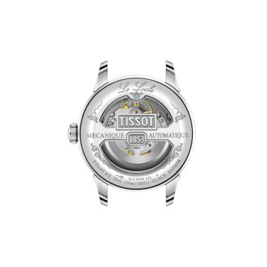 Montre Tissot T-Classic Le Locle Powermatic 80 cadran bleu bracelet cuir bleu 39 mm