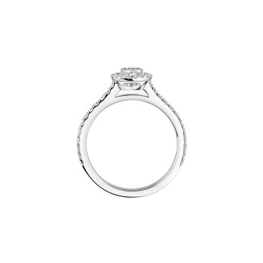 Messika Joy ring in white gold with a 0.40-carat round diamond