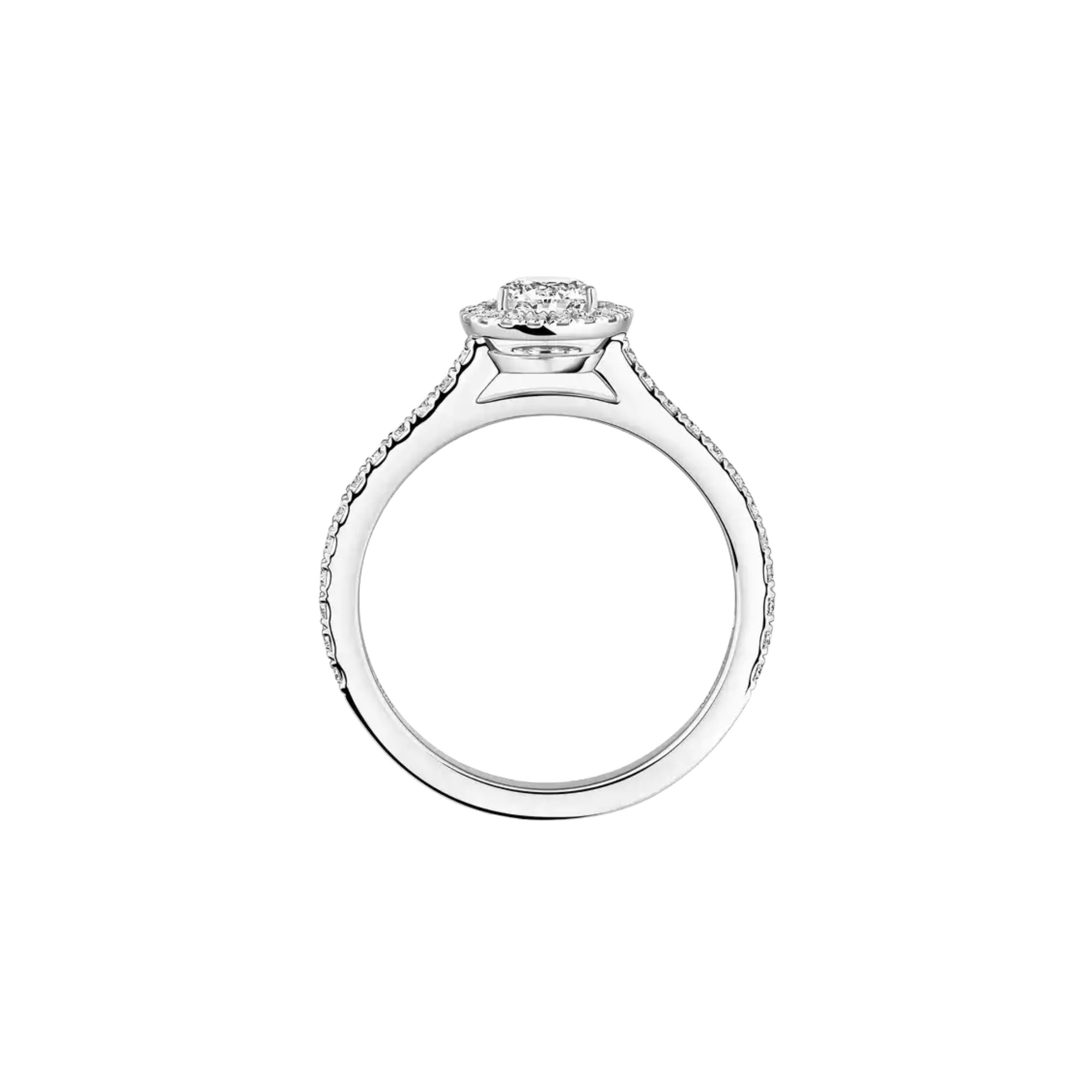 Messika Joy ring in white gold with a 0.40-carat round diamond