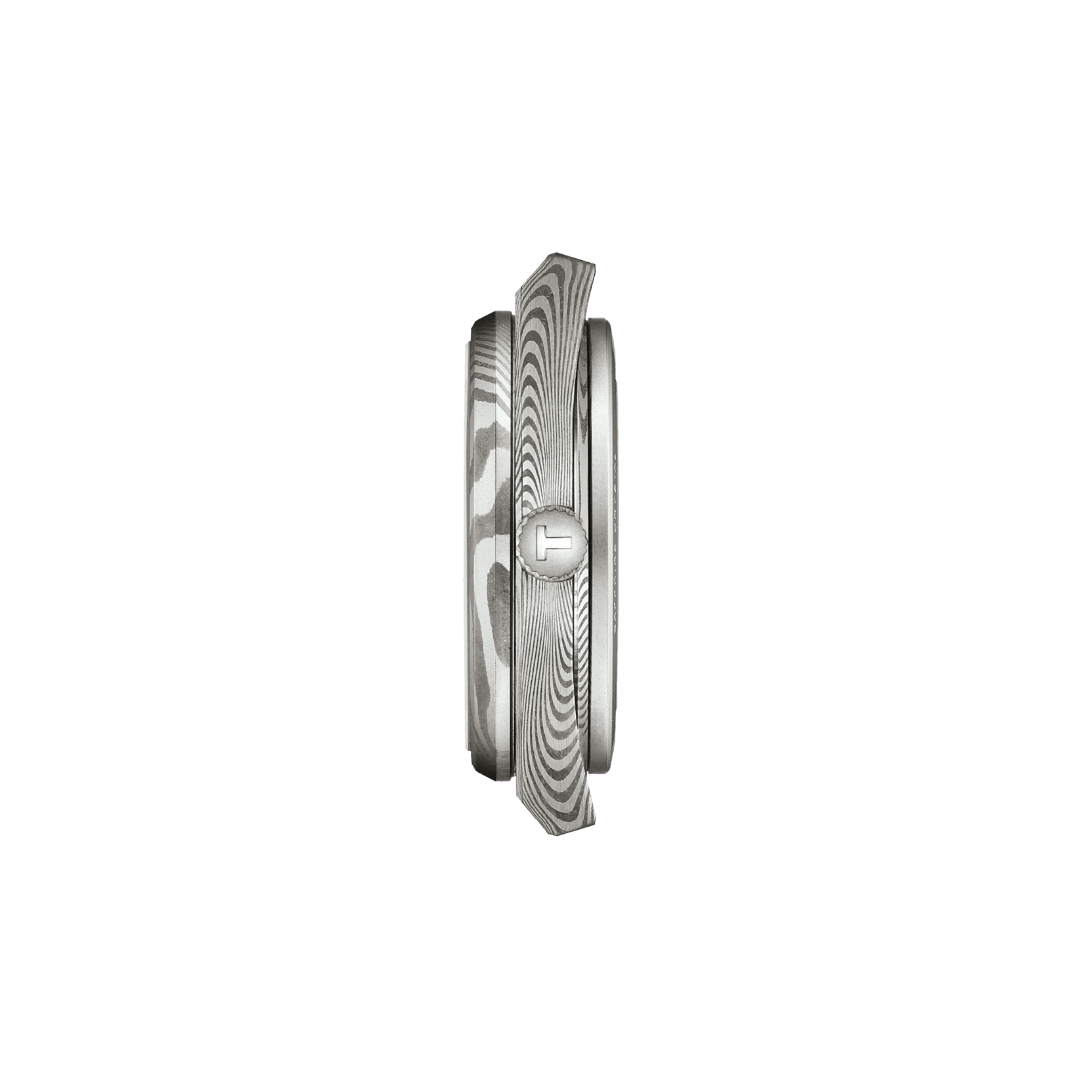 Tissot PRX Damascus Powermatic 80 damascus steel dial damas leather strap 38 mm